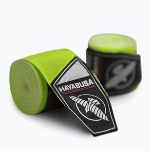 Boxerské bandáže Hayabusa Perfect Stretch Handwraps 450 cm green