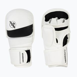 Grapplingové rukavice Hayabusa T3 Hybrid white/black