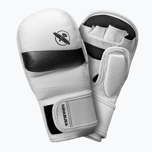 Grapplingové rukavice Hayabusa T3 Hybrid white/black