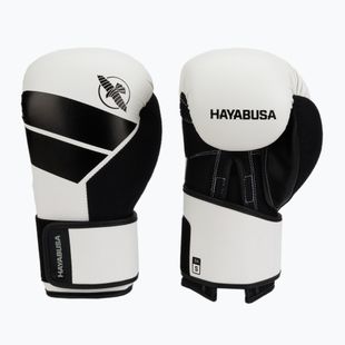 Hayabusa S4 černobílé boxerské rukavice S4BG