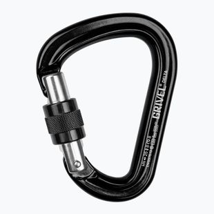 Karabina Grivel Delta K5N Screw Lock black/black