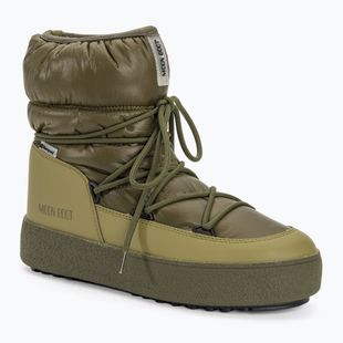 Pánské sněhule Moon Boot Mtrack Low Nylon WP khaki barvy
