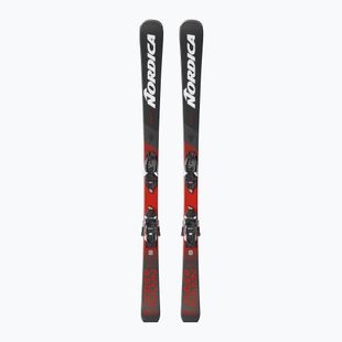 Dětské sjezdové lyže Nordica Doberman Combi Pro S + vázání J7.0 FDT anthracite/red