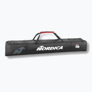 Vak na lyže Nordica Single Ski Bag (Eco Fabric) black/white/red