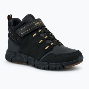 Juniorské boty  Geox Flexyper ABX black/dark yellow