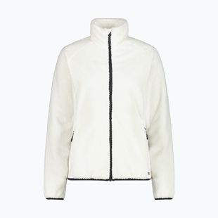 Dámská bunda CMP 35P1566 Jacquard Highloft white chalk