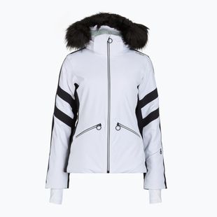 Dámská lyžařská bunda CMP 35W0246 Zip Hood Synthetic Fur white