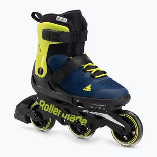 Dětské kolečkové brusle Rollerblade Microblade 3WD Jr blue royal/lime