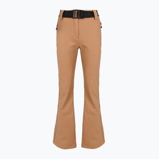 Dámské lyžařské kalhoty EA7 Emporio Armani Pure Softshell Waisted mocha mousse