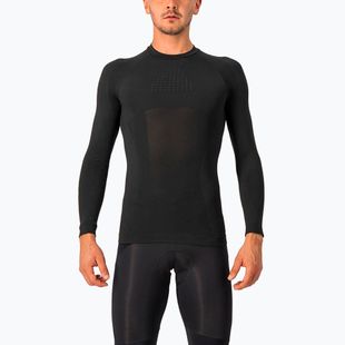 Pánské cyklistické tričko Longsleeve Castelli Core Seamless Base Layer black