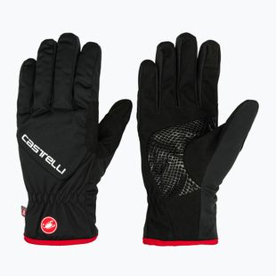 Pánské cyklistické rukavice Castelli Entrata Thermal black