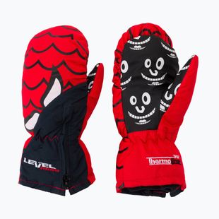 Dětské snowboardové rukavice Level Lucky Mitt červené 4146