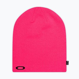 Zimní čepice Oakley Fine Knit neon pink