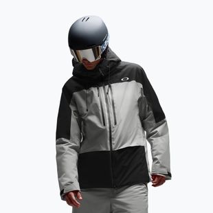 Pánská lyžařská bunda Oakley Canopy Pro Insulated pitch black/cement