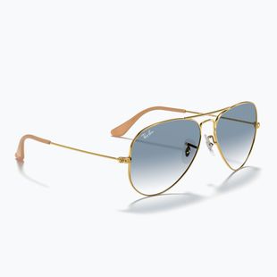 Sluneční brýle Ray-Ban Aviator Classic arista gold/light blue