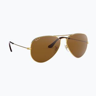 Sluneční brýle Ray-Ban Aviator Classic arista gold/brown polarized