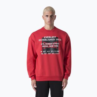 Pánská mikina  Everlast Streetwear Crewneck red/black