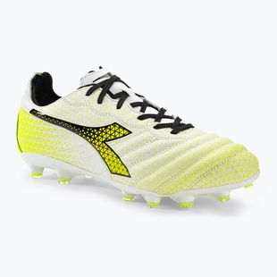 Pánské kopačky Diadora Brasil Elite GR LT LP12 white/black/fluo yellow