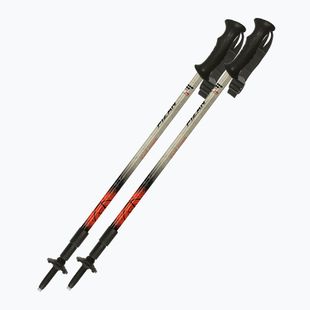 Trekové hole  Fizan Explorer beige/red