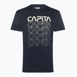 Tričko CAPiTA Worm washed navy
