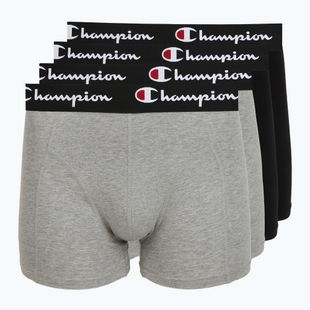 Pánské boxerky Champion Trunk Knit oxford grey melange/oxford grey melange/black