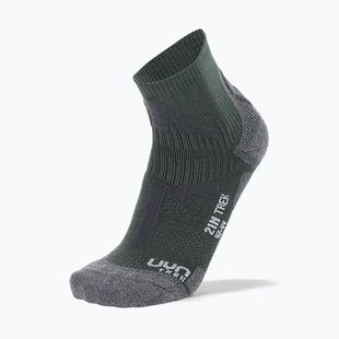 Pánské ponožky Uyn Trekking 2IN Low Cut military/grey melange