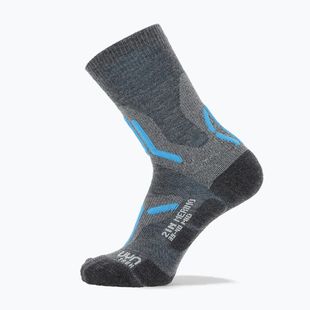 Dámské ponožky Uyn Trekking 2IN Merino Mid mid grey/turquoise