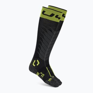 Pánské lyžařské ponožky UYN Ski One Merino black/lime