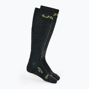 Pánské lyžařské ponožky UYN Ski One Comfort Fit anthracite/lime
