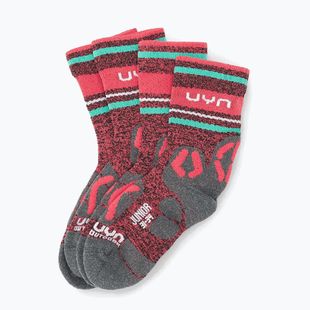 Dětské ponožky Uyn Outdoor Explorer 2PRS Pack pink stripes