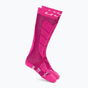 Dětské lyžařské ponožky UYN Junior Ski pink