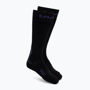 Dámské lyžařské ponožky UYN Ski One Alpine Merino Socks black/violet