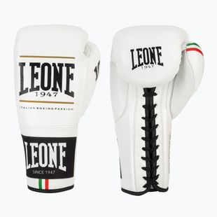 Boxerské rukavice LEONE 1947 Shock Plus white