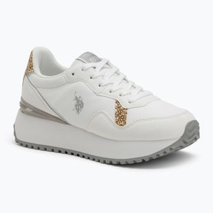 Dámské boty U.S. Polo Assn. BAYLE003C white/gold