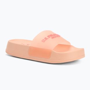 Dámské nazouváky U.S. Polo Assn. AMAMI009A samon/pink/white