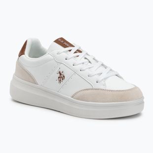 Pánské boty U.S. Polo Assn. CODY003B white/light brown