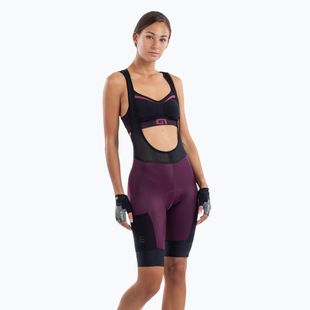 Dámské cyklistické šortky  Alé Stones Cargo Bibshorts plum