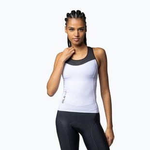 Dámský cyklistický dres Alé Color Block TT white