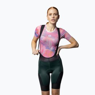 Dámské cyklistické šortky Alé Stones Cargo Bibshorts green wood