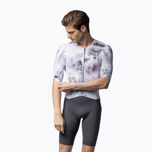 Pánská cyklistická kombinéza Alé Mirror white