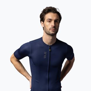 Pánský cyklistický dres Alé Color Block navy blue