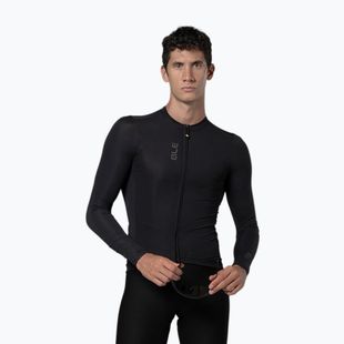 Pánské cyklistické triko Longsleeve Alé Color Block black