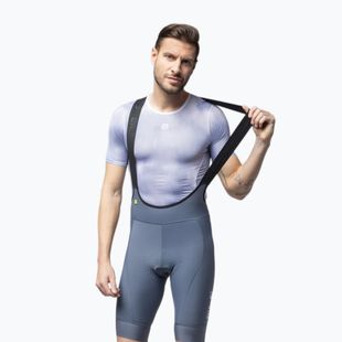 Pánské cyklistické šortky Alé Magic Colour Bibshorts steel