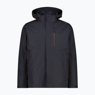 Pánská zateplená bunda CMP 36Z2257D Zip Hood Detachable Inn antracite