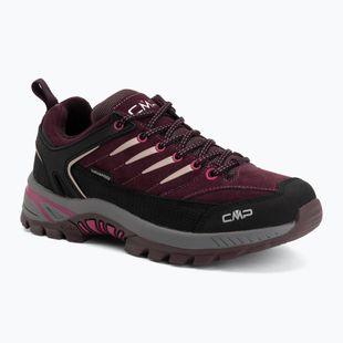 Dětské trekové boty CMP Rigel 2.0 Low Waterproof black berry/amaranto
