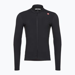Pánská cyklistická mikina Castelli Espresso Thermal light black