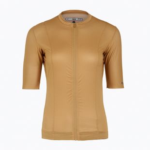 Dámský cyklistický dres Castelli Unlimited toffee