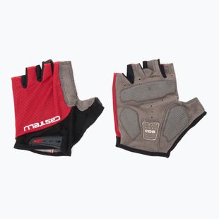 Pánské cyklistické rukavice Castelli Entrata V rich red