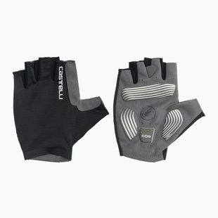 Pánské cyklistické rukavice Castelli Espresso light black