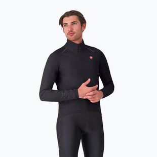 Pánská cyklistická bunda Castelli Emergency 3 Rain Jacket light black